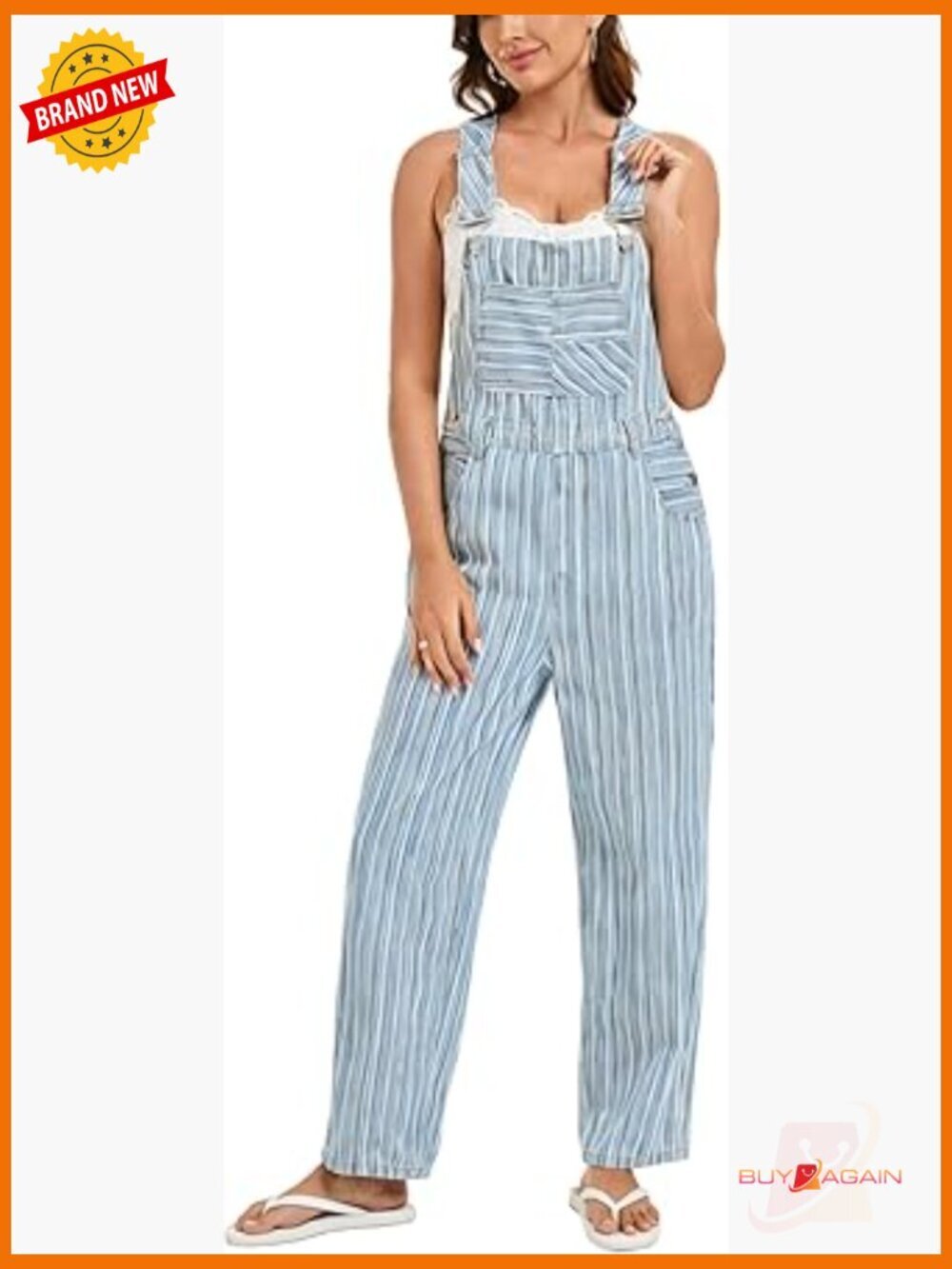Loose Fit Wide Leg Denim Bib Overalls Jumpsuit Romper Baggy Work Jean